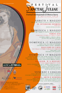 Locandina del Festival Sanctae Juliae