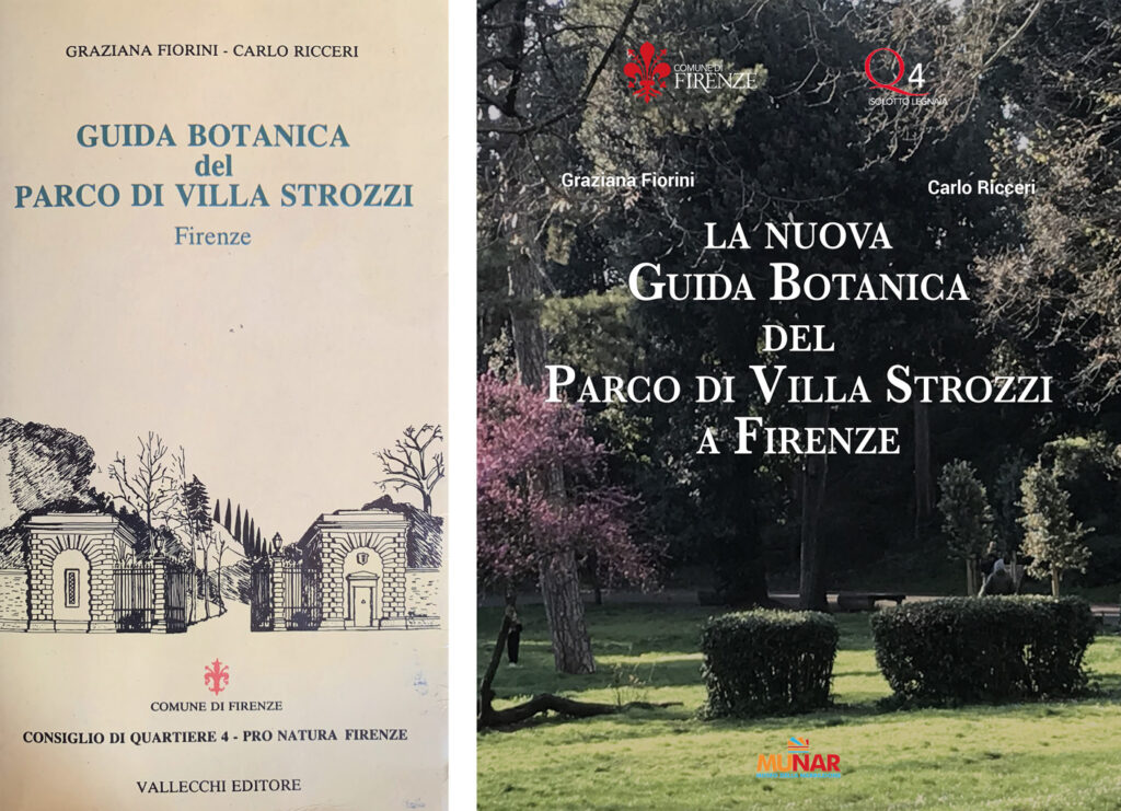 Cover Vecchia e Nuova Guida Botanica Parco Villa Strozzi