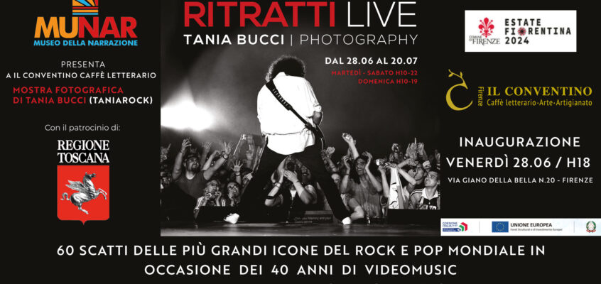 Ritratti LIVE – mostra fotografica di Tania Bucci