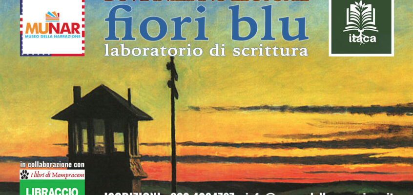 Fiori blu: il laboratorio dove iniziano le storie