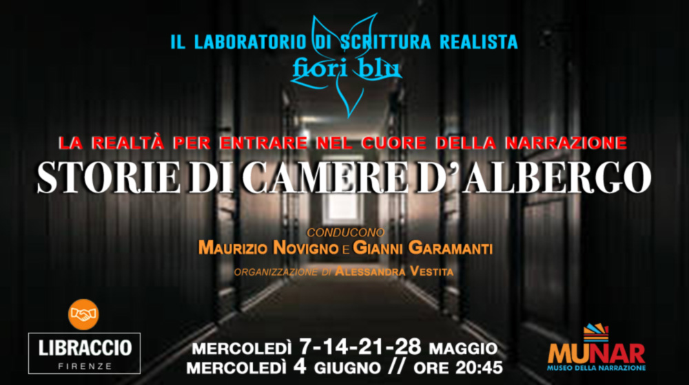 Fiori blu edizione 3 STORIE di CAMERE d'ALBERGO
