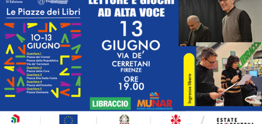 Letture e Giochi ad alta voce – Piazze dei libri 2025