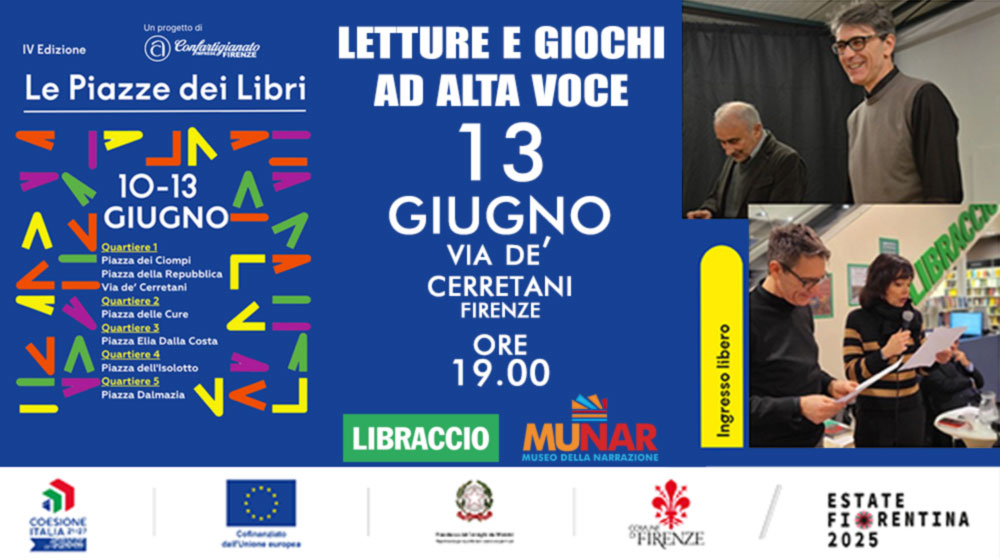 Piazze dei Libri MUNAR Letture in LIBRACCIO