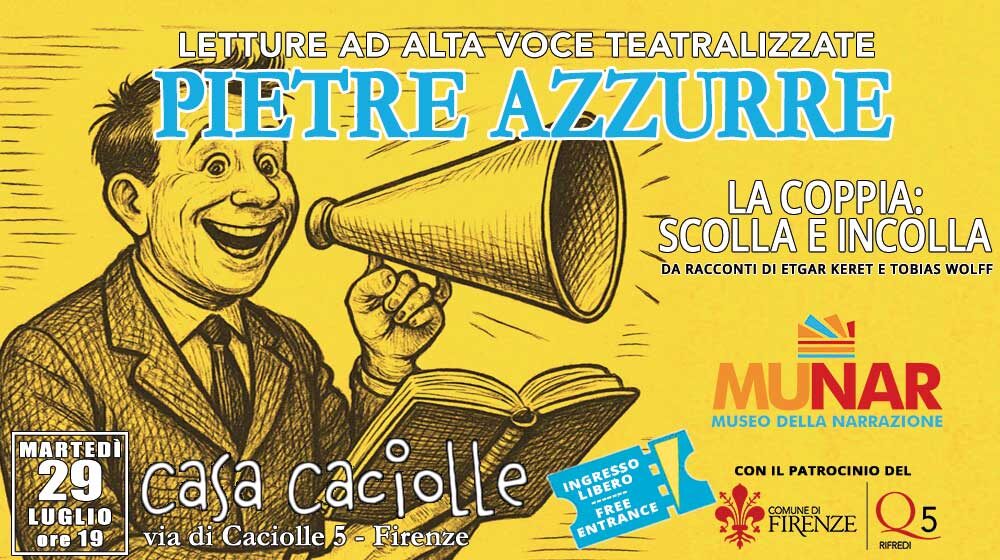 banne R-Estate nel Q5 Caciolle evento 1 Pietre azzurre