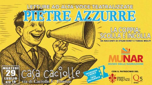 banne R-Estate nel Q5 Caciolle evento 1 Pietre azzurre