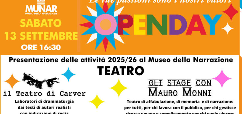 Openday 2025 – Teatro