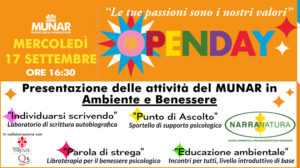Openday 2025 Benessere e Ambiente @ Museo della Narrazione - APS