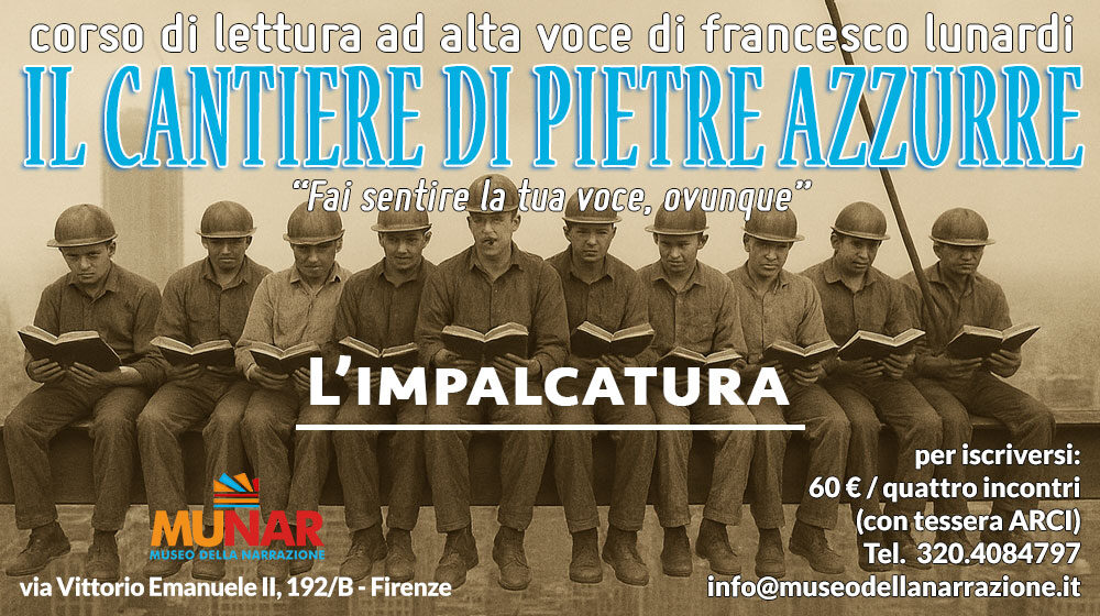 BANNER 1000x560 Corso Lettura ad alta voce di Francesco Lunardi - L'impalcatura