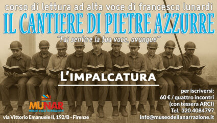BANNER 1000x560 Corso Lettura ad alta voce di Francesco Lunardi - L'impalcatura