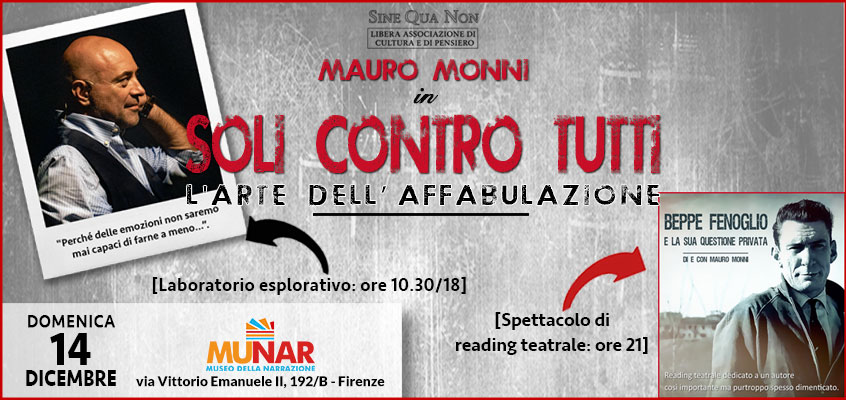 Banner 846x400 Soli contro tutti di Mauro Monni