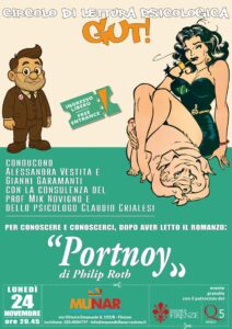 GUT! circolo di lettura psicologico: "Portnoy" di P. Roth @ Museo della Narrazione - APS