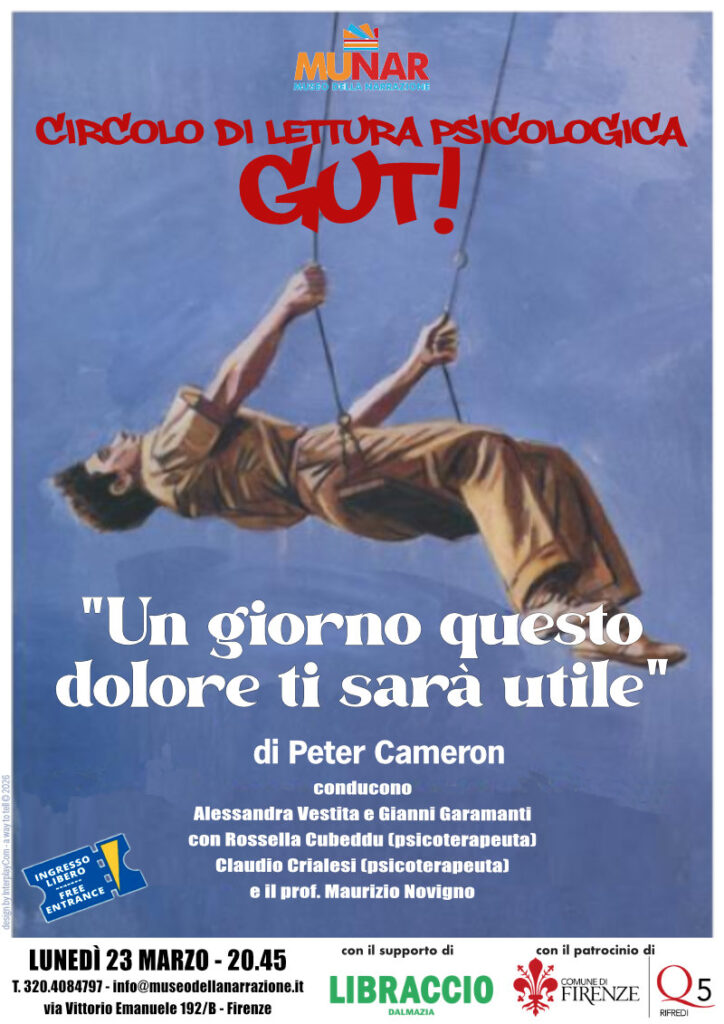 Locandina GUT Questo Dolore TI Sarà Utile - Peter Cameron