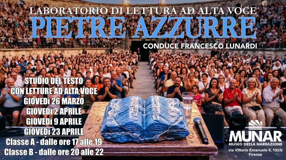 Laboratorio di Lettura ad alta voce Pietre Azzurre 1000x560px