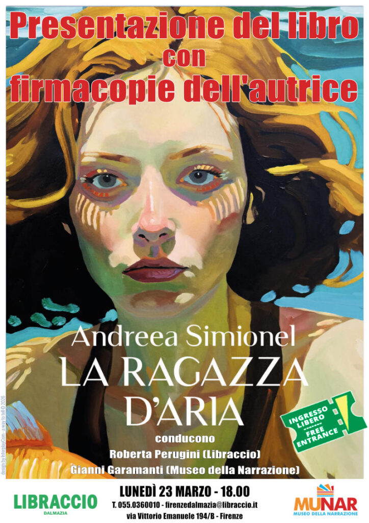 Locandina presentazione Simionel Ragazza d'aria