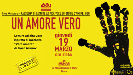 banner like Amore - Lettura ad alta voce di Un amore vero da Asimov 1000x560px