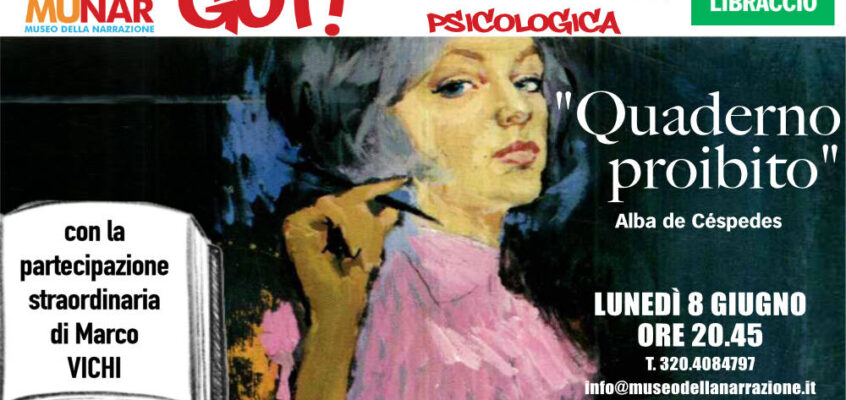 Al circolo di lettura psicologica GUT!: Quaderno proibito di Alba de Céspedes