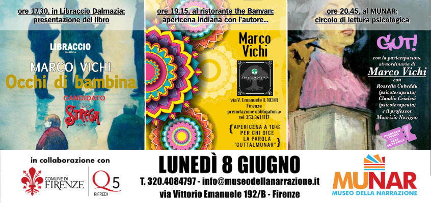 Tre eventi con Marco Vichi