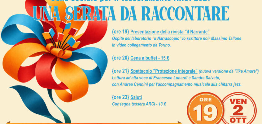 Una serata da raccontare