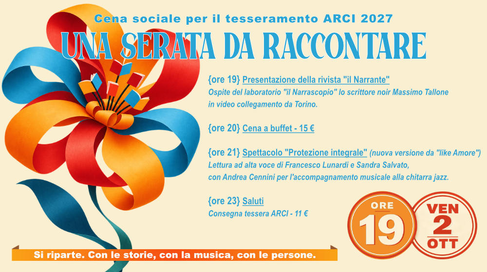 Una serata da raccontare