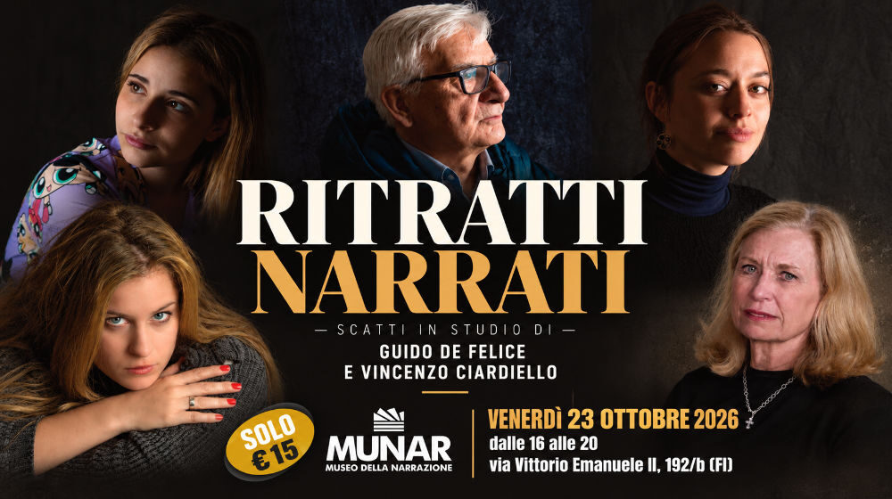 Banner Ritratti Narrati Guido De Felice Vincenzo Ciardiello