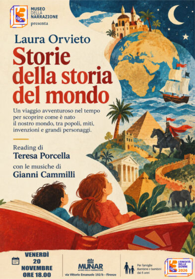 locandina Eredità delle donne Teresa porcella e Gianni Cammilli reading Laura Orvieto