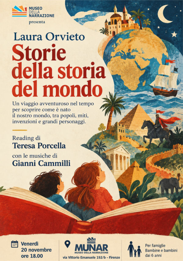 locandina Storie della storia del mondo di laura orvieto eredità delle donne 2026
