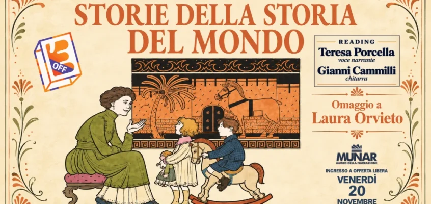«Storie dalla Storia del Mondo» omaggio a Laura orvieto