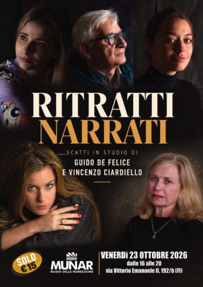 locandina RITRATTI NARRATI